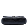 Saint Laurent Medium Croc Embossed Leather College Satchel Secondhand