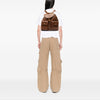 Gucci Calfskin Bamboo Drawstring Backpack Secondhand