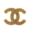 Secondhand Chanel Gold Plated CC Brooch