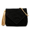 Chanel CC Suede Tassel Crossbody Secondhand