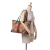 Gucci Medium Jumbo GG Canvas Web Ophidia Tote Secondhand