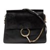 Chloé Medium Calfskin and Suede Faye Crossbody Secondhand