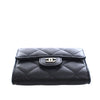 Chanel CC Quilted Caviar Flap Card Holder On Chain Secondhand