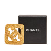 Chanel CC Gold Plated Diamond Brooch Secondhand