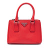 Prada Mini Saffiano Lux Galleria Double Zip Satchel Secondhand