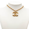 Chanel CC Gold Plated Pendant Necklace Secondhand