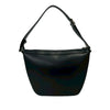Burberry House Check Canvas Trimmed Leather Shoulder Bag Secondhand