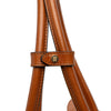 Miu Miu Large Shearling Trimmed Calfskin Logo Beau Shoulder Bag Secondhand