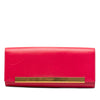 Saint Laurent Smooth Calfskin Lutetia Flap Clutch Secondhand