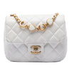 Chanel Mini Square Classic Lambskin Enamel Coco Hearts Single Flap Secondhand