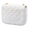 Chanel Mini Square Classic Lambskin Enamel Coco Hearts Single Flap Secondhand