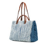 Chanel Large Fringed Denim Shopping Tote Secondhand