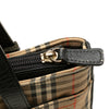 Burberry Haymarket Check Canvas Handbag Secondhand