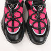 Jimmy Choo Diamond Fabric Sneakers in Pink x Black, Size 39 EU Secondhand