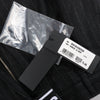 Secondhand Just Cavalli Stripped Wool Trousers in Black, Size 46 IT