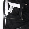 Secondhand Just Cavalli Stripped Wool Trousers in Black, Size 46 IT