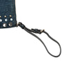 Prada Denim Borchie Wristlet Pouch Secondhand