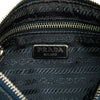 Prada Denim Borchie Wristlet Pouch Secondhand