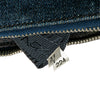 Prada Denim Borchie Wristlet Pouch Secondhand