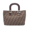 Fendi Zucca Canvas Handbag Secondhand