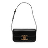 Celine Shiny Calfskin Triomphe Claude Shoulder Bag Secondhand