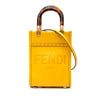 Fendi Mini Leather Sunshine Shopper Tote Secondhand