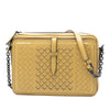 Bottega Veneta Nappa Intrecciato Belt Flap Camera Bag Secondhand