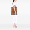 Burberry House Check Coated Canvas Tote Secondhand