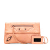Secondhand Balenciaga Lambskin Motocross Classic Envelope Clutch