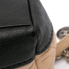 Secondhand Chanel CC Bicolor Quilted Calfskin and Caviar Single Flap