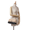 Secondhand Chanel CC Bicolor Quilted Calfskin and Caviar Single Flap