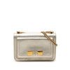 Ferragamo Small Metallic Leather Ginevra Shoulder Bag Secondhand