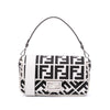 Fendi Zucca Embroidered Canvas Baguette Satchel Secondhand