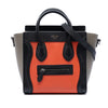 Secondhand Celine Nano Tricolor Leather Luggage Tote