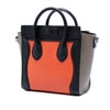 Secondhand Celine Nano Tricolor Leather Luggage Tote