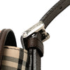 Burberry House Check Canvas Flap Shoulder Bag Secondhand