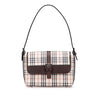 Burberry House Check Canvas Flap Shoulder Bag Secondhand
