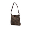 Fendi Zucca Canvas Shoulder Bag Secondhand