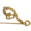 Dior Gold Plated CD Logo Pendant Necklace Secondhand