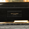 Saint Laurent Croc Embossed Patent Midnight Clutch on Chain Secondhand