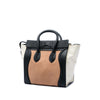 Celine Mini Tricolor Leather Luggage Tote Secondhand