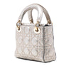 Dior Mini Metallic Calfskin Cannage Supple Lady Dior Secondhand