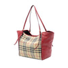 Burberry Small Haymarket Check Canvas and Leather Canterbury Tote Secondhand