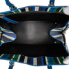 Balenciaga Mini Leather Striped Papier A6 Zip Around Satchel Secondhand