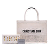 Dior Medium Canvas D Lace Sun Embroidery Book Tote Secondhand