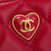 Chanel Quilted Lambskin Acrylic Coco Love Coin Pouch Secondhand