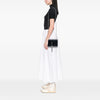 Saint Laurent Croc Embossed Leather Monogram Kate Tassel Wallet on Chain Secondhand