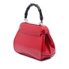 Gucci Mini Polished Calfskin Bamboo Lady Lock Top Handle Bag Secondhand