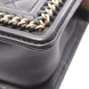 Chanel Small Quilted Lambskin Chain Around Boy Top Handle Flap Secondhand