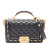Chanel Small Quilted Lambskin Chain Around Boy Top Handle Flap Secondhand